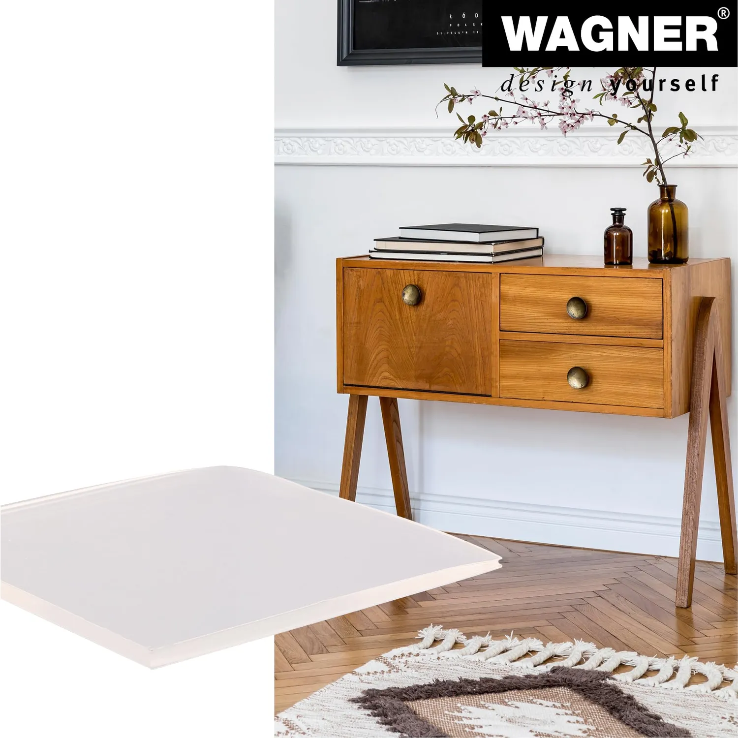 Wagner EH 3160 cuscinetti silicone 4 pezzi 60x60 antiscivolo