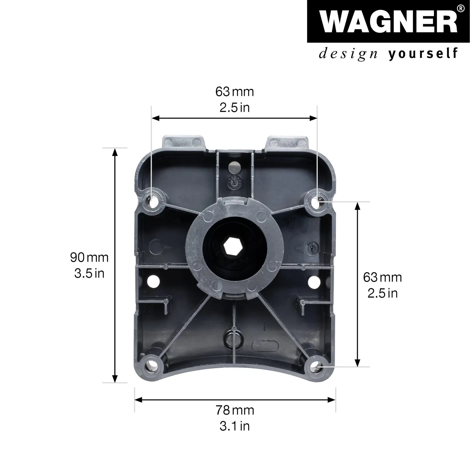 Wagner ST 0392 piedino cucina regolabile 100-118 mm 1 pz