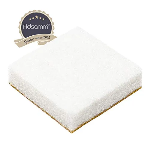 Adsamm feltrini autoadesivi 20x20 mm bianchi 100 pz 5,5 mm