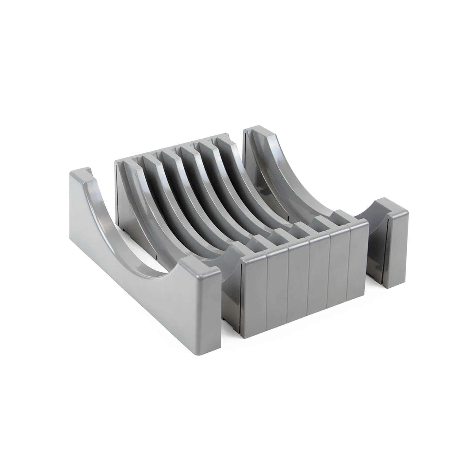 Emuca Portapiatti Organizer 13 Piatti 350x270 mm Grigio