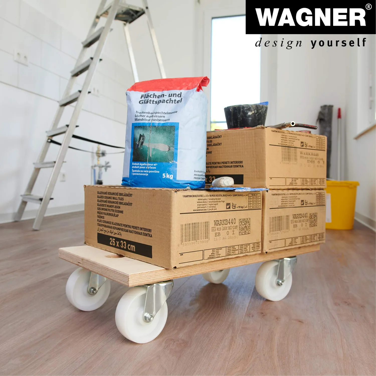 Wagner MM 1127 carrello trasporto 59x30 cm 500 kg