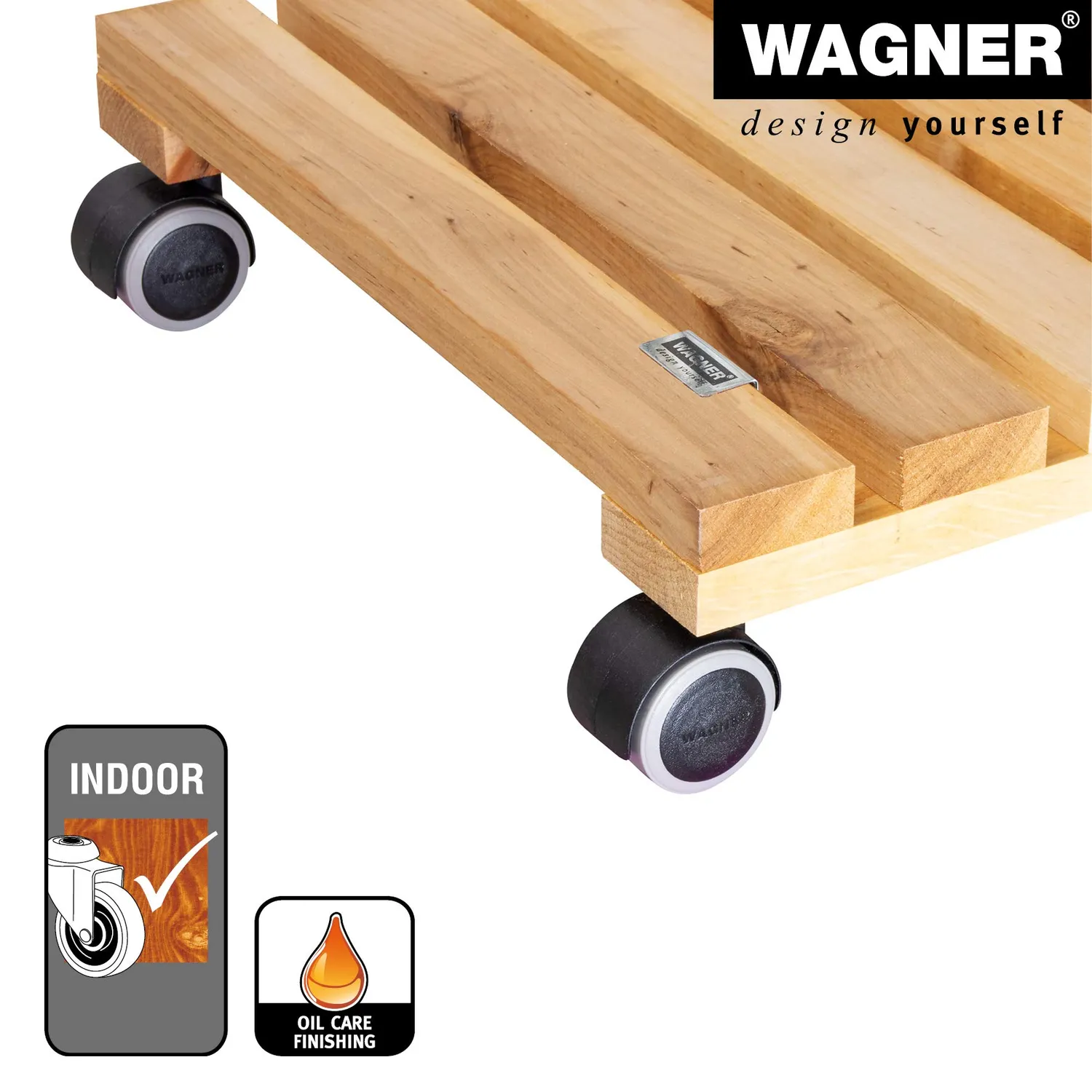 WAGNER Nature carrello piante 34x34 cm ontano 100 kg