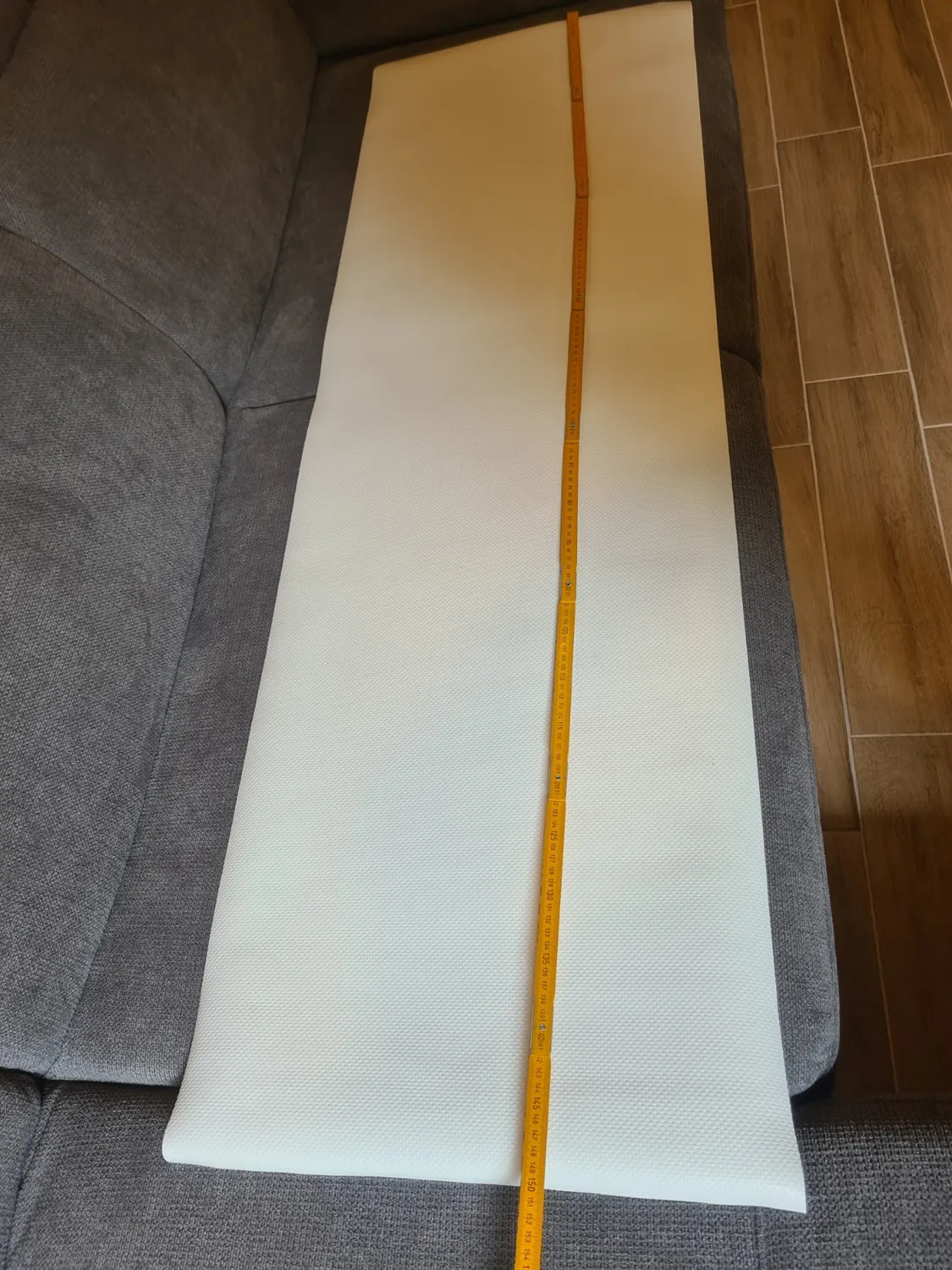 Adsamm Tappetino Antiscivolo 48x200 cm Rotolo Bianco in PVC