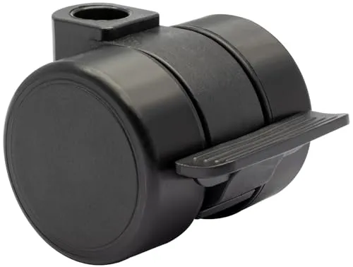 Wagner Design 01024601 rullo mobili Ø38 nero con fermo