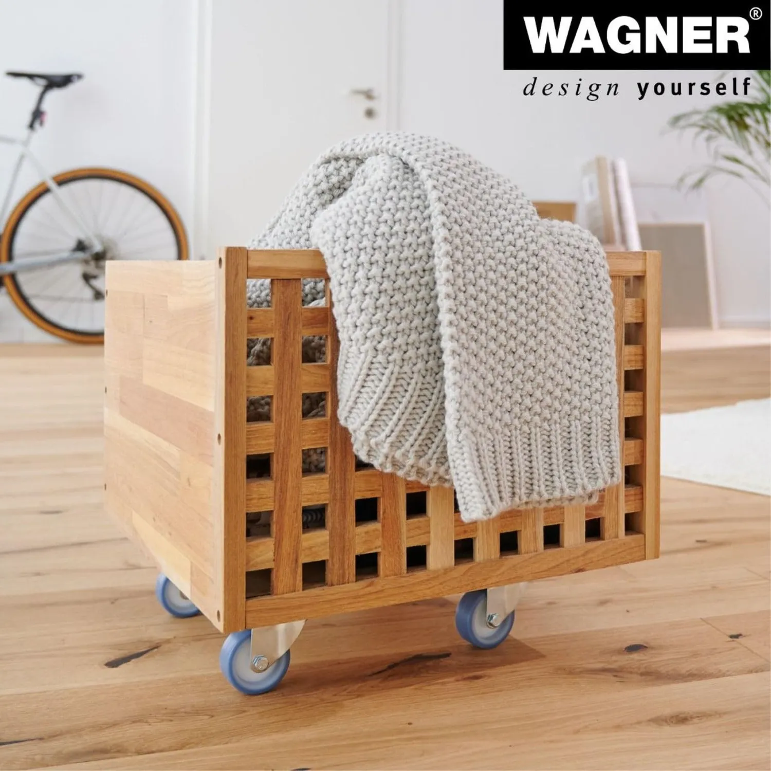 Wagner MM 1357 carrello trasporto quadrato 29x29 cm 250 kg
