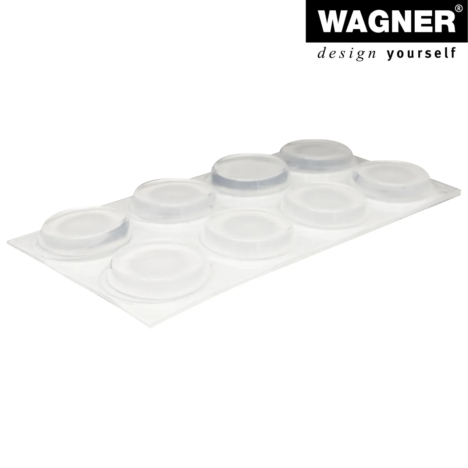 Wagner 15300499 Paracolpi Elastici 20mm 16 Pezzi Trasparenti