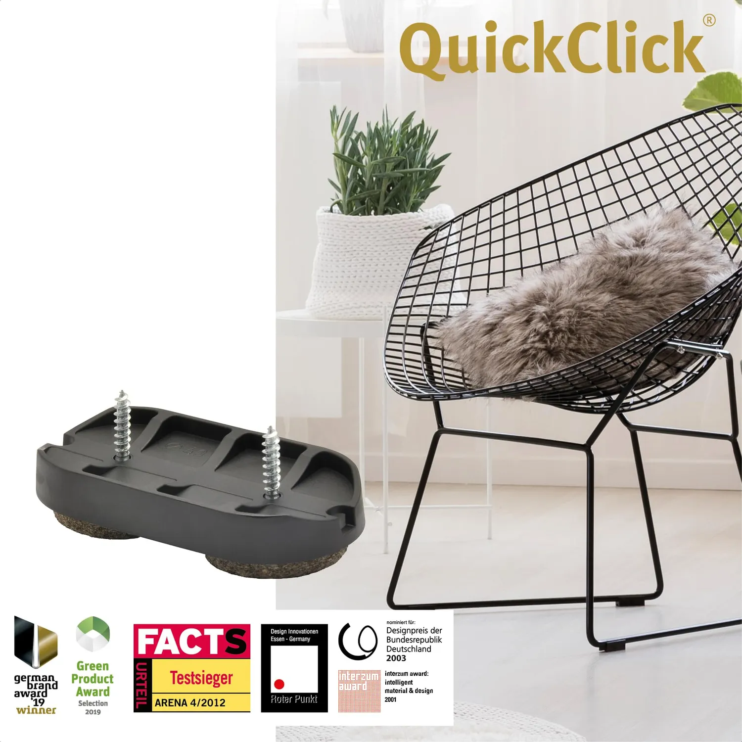 Wagner QuickClick 15831500 feltrini 62x30 mm feltro lana