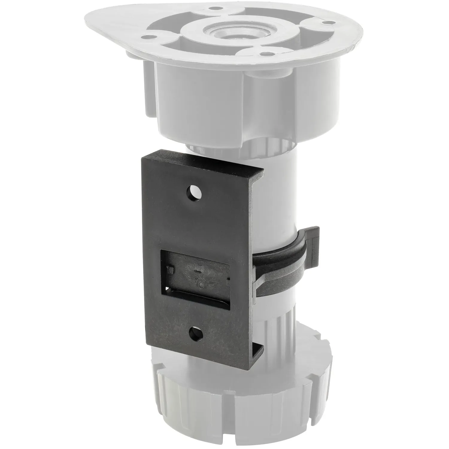 Wagner 12041400 clip fissaggio piedini 2 pezzi nere