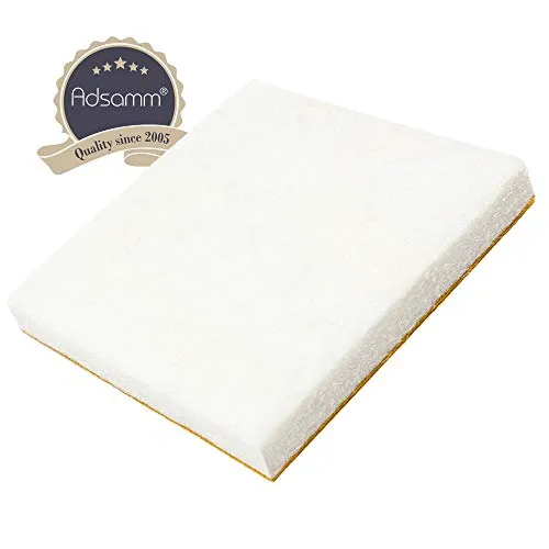 Adsamm Feltrini Autoadesivi 40x40 mm Bianchi 4 Pezzi Spessi