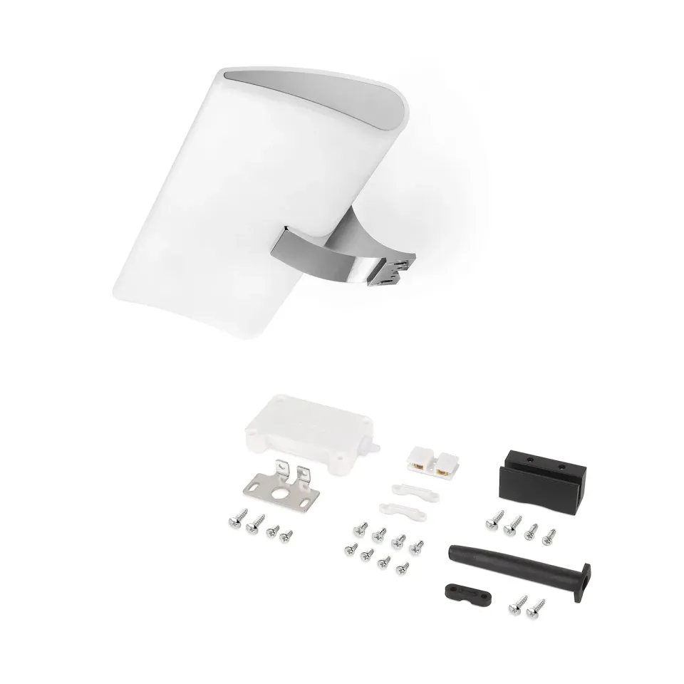 Emuca faretto LED specchio bagno 300 mm IP44 cromo