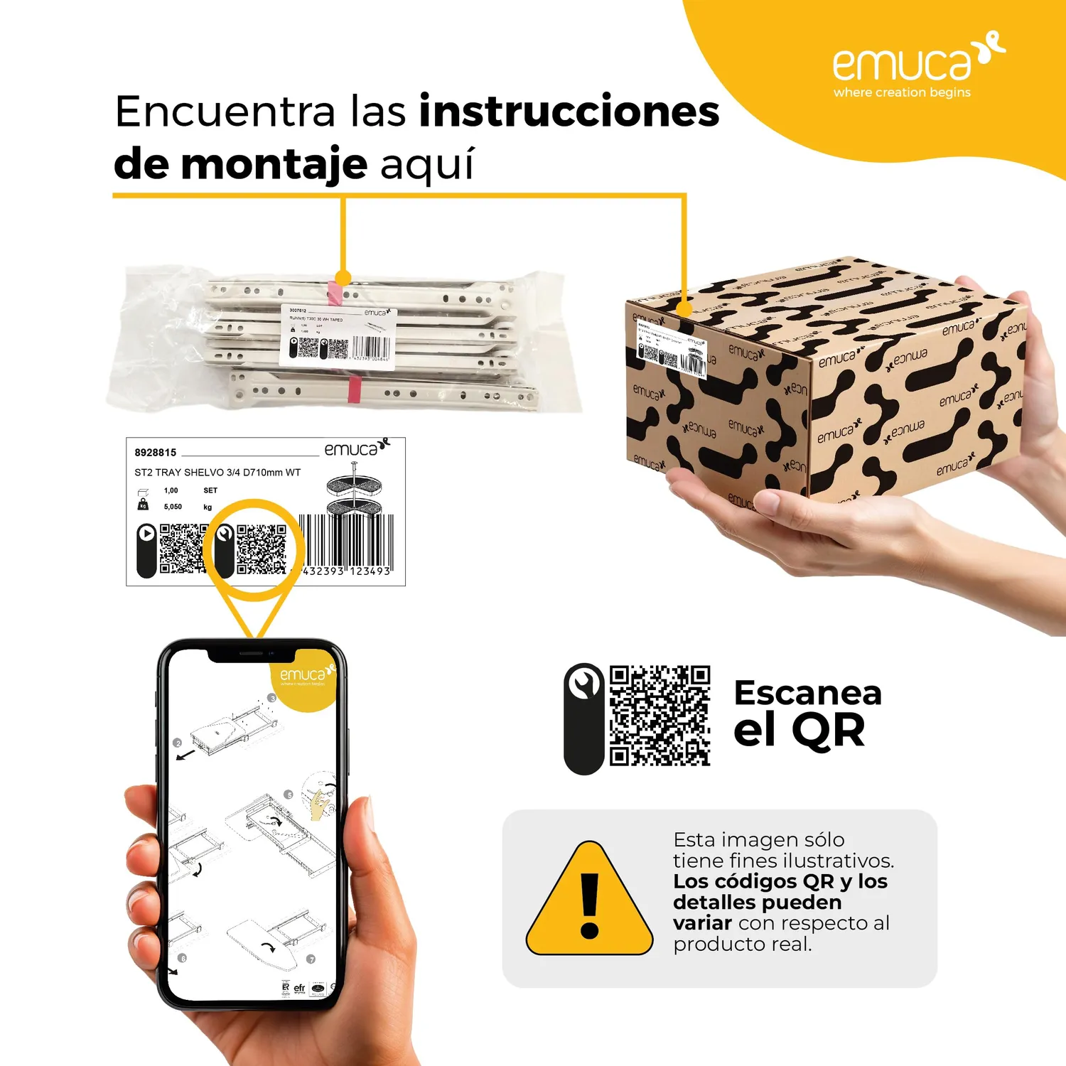 Emuca Harmony Contenitori cucina 2x15L H266 neri differenziata