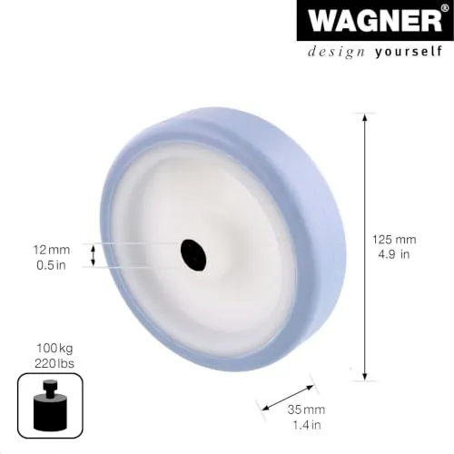 Wagner RO 9625 ruota ricambio morbida 125 mm 1 pz