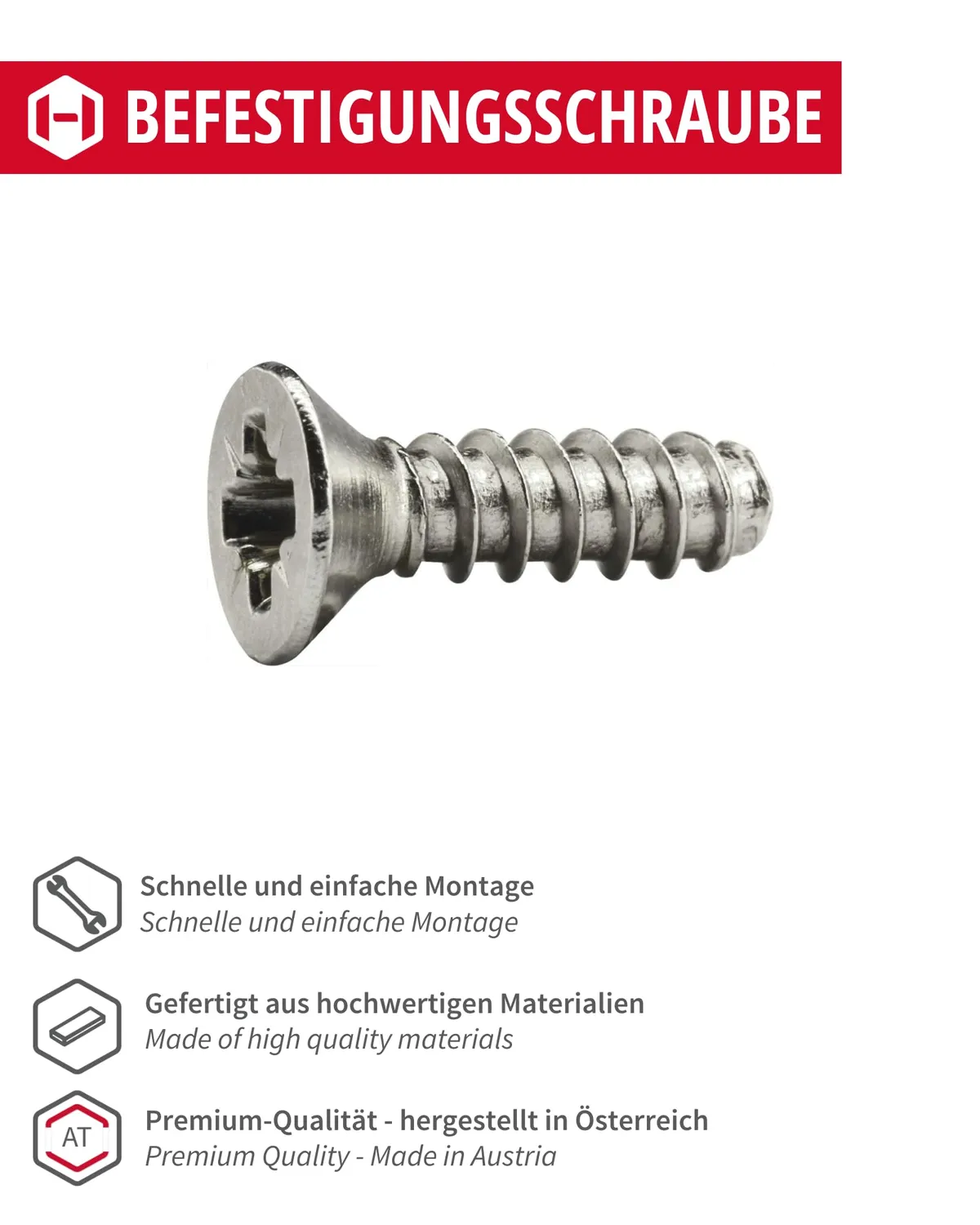 Gedotec viti e tasselli per cerniere 50 pezzi 8 mm