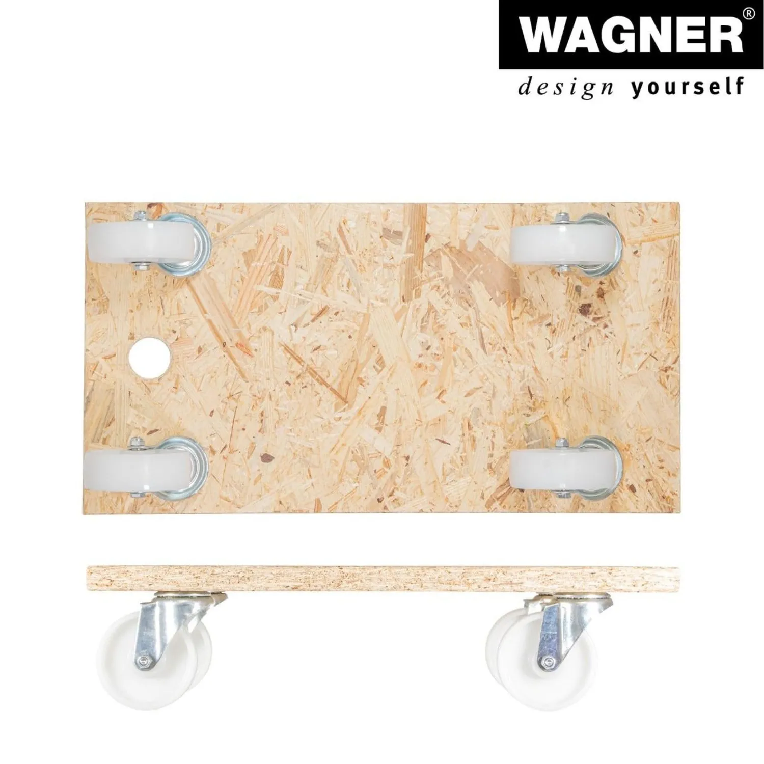 Wagner MM 1630 carrello trasporto 57,5x30 cm portata 400 kg