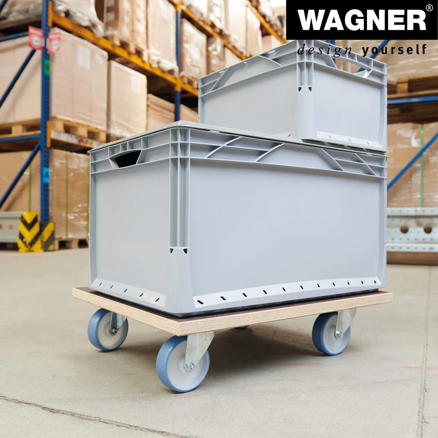 Wagner MM 1145 carrello trasporto 59x49 cm 500 kg