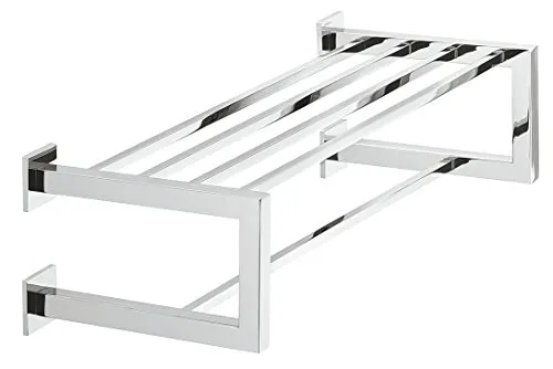 Gedotec h3205 portasciugamani parete doppio cromo 600 mm