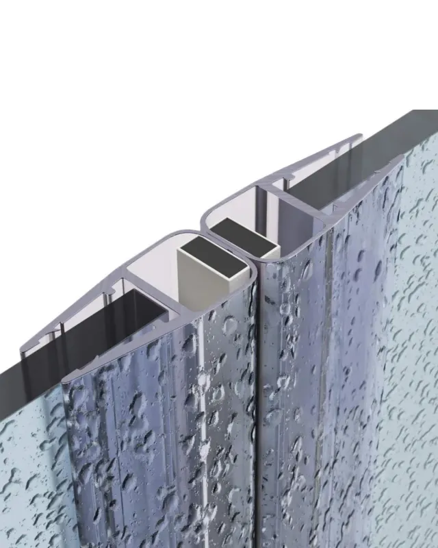 Gedotec Guarnizione Magnetica Doccia 180° 2 m 6-8 mm