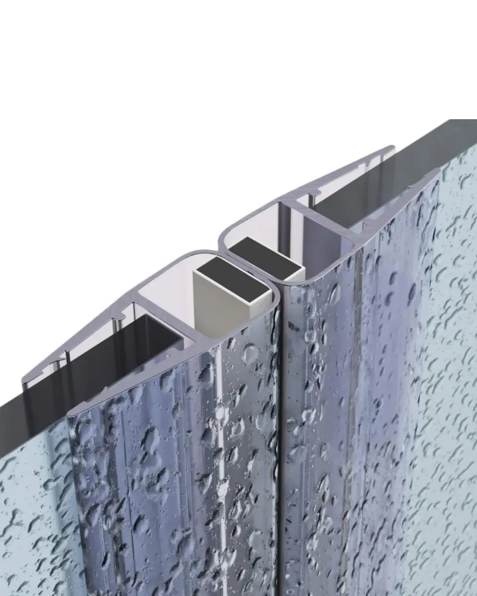 Gedotec Guarnizione Magnetica Doccia 180° 2 m 6-8 mm