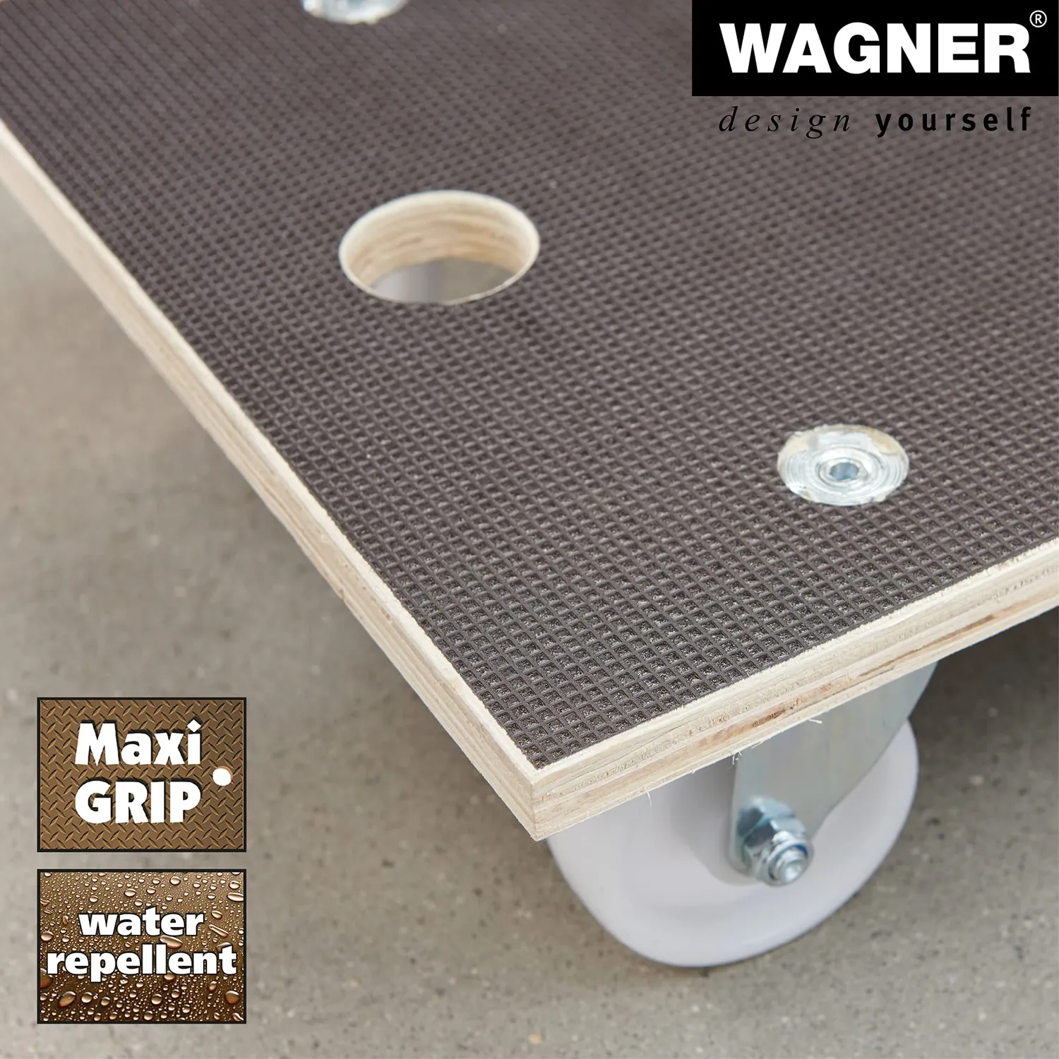 WAGNER MM 1109 carrello trasporto 57,5x30 cm 250 kg