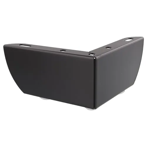 Wagner Sofa Wing 12044201 gamba mobili nera 6 cm