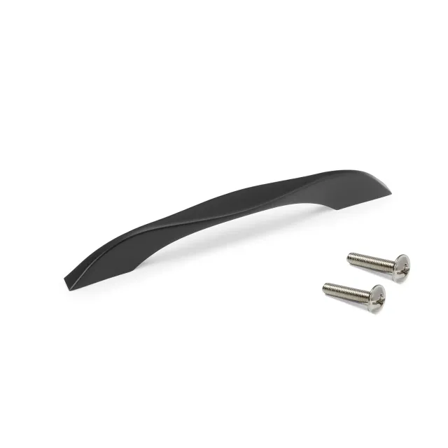 Emuca Varna Maniglia Mobili 160 mm Nero Zama 8 pz