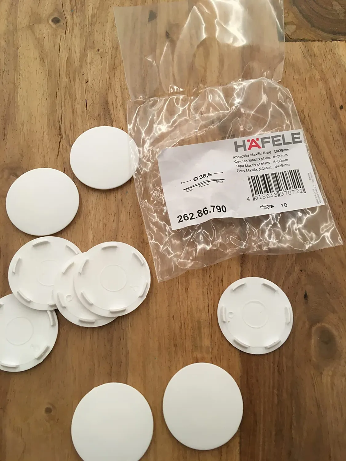 Gedotec Tappi Copriforo Ø 35 mm Marrone 10 Pezzi
