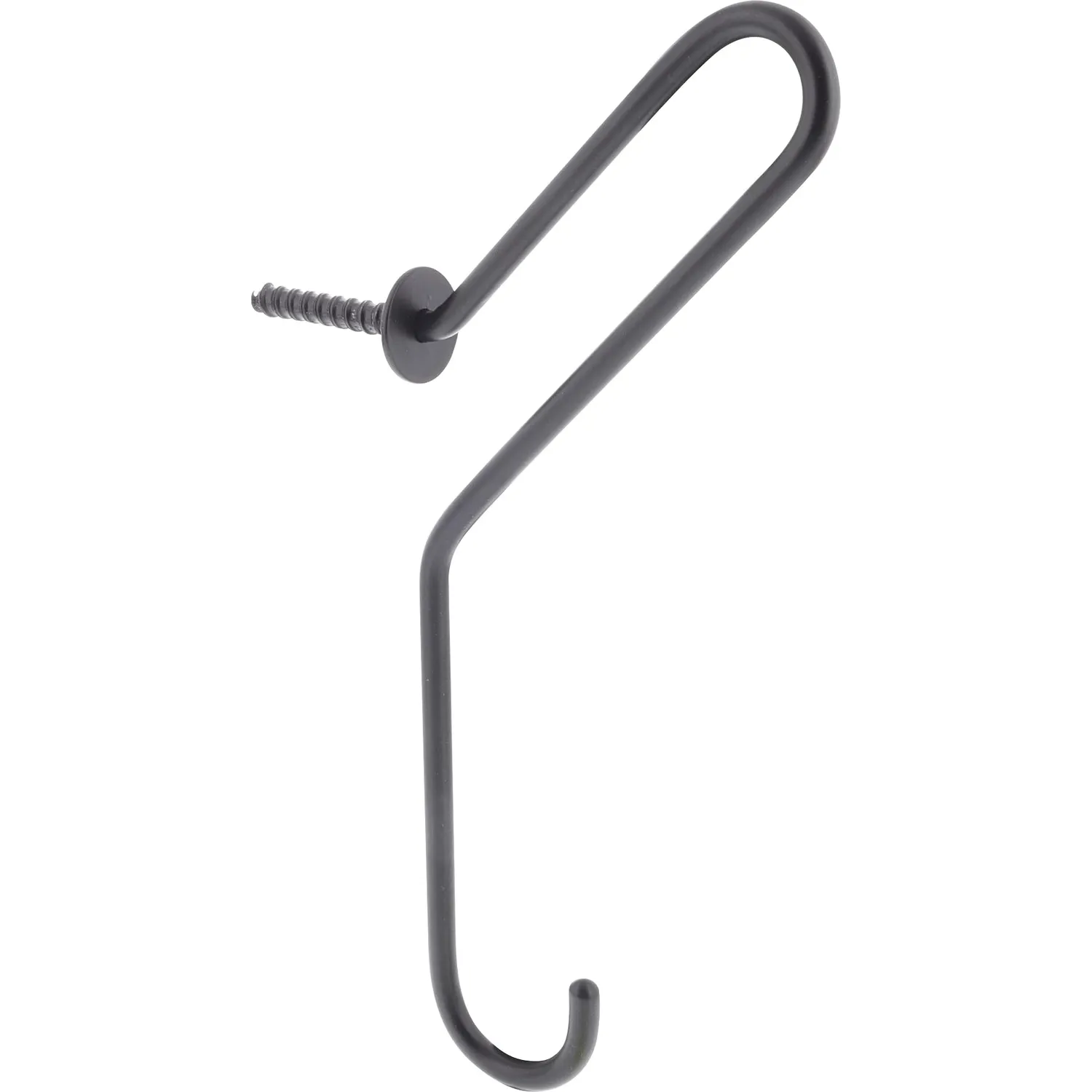 Wagner hooks4home Retrò gancio a muro 115x35 mm nero opaco