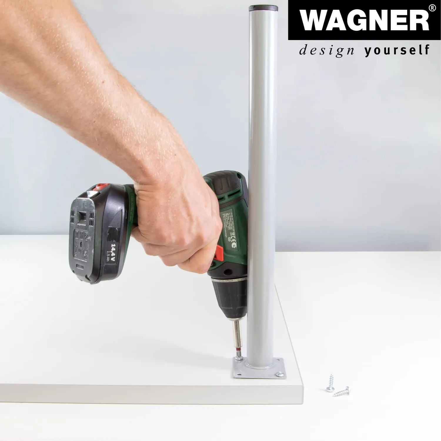Wagner ST 1837 12183701 gamba telescopica 600-900 mm grigia
