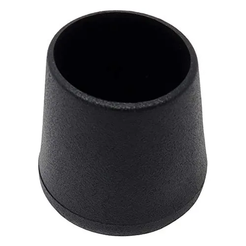 Adsamm Puntale Avvolgente Esterno Ø 25-26 mm Tappo 4 pz Nero Feltro