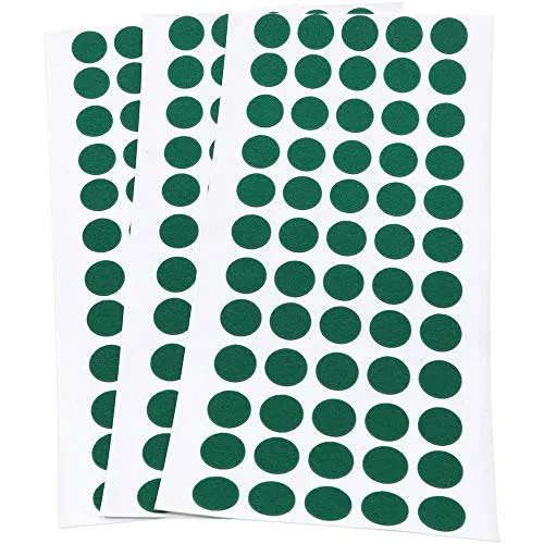 Adsamm Feltrini Ultrasottili Ø14mm Verde 180pz 1,5mm