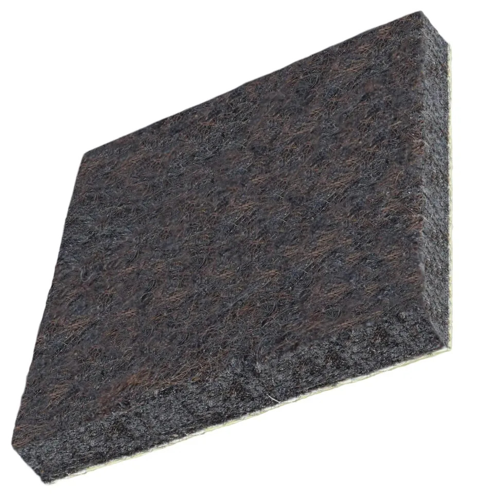 Adsamm feltrini quadrati 35x35 mm marroni 32 pezzi