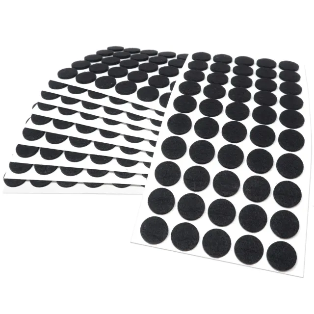Adsamm Feltrini Adesivi Neri Ø 22 mm 500 pz