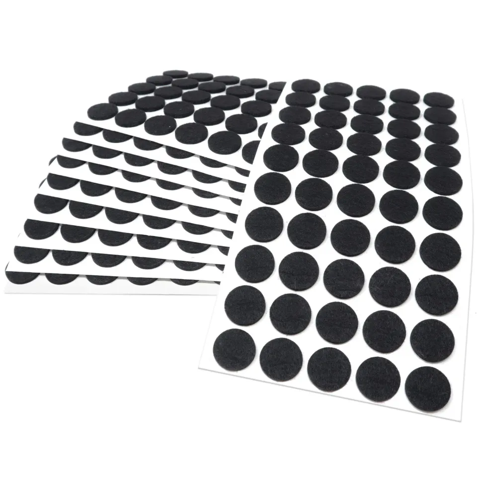 Adsamm Feltrini Adesivi Neri Ø 22 mm 500 pz