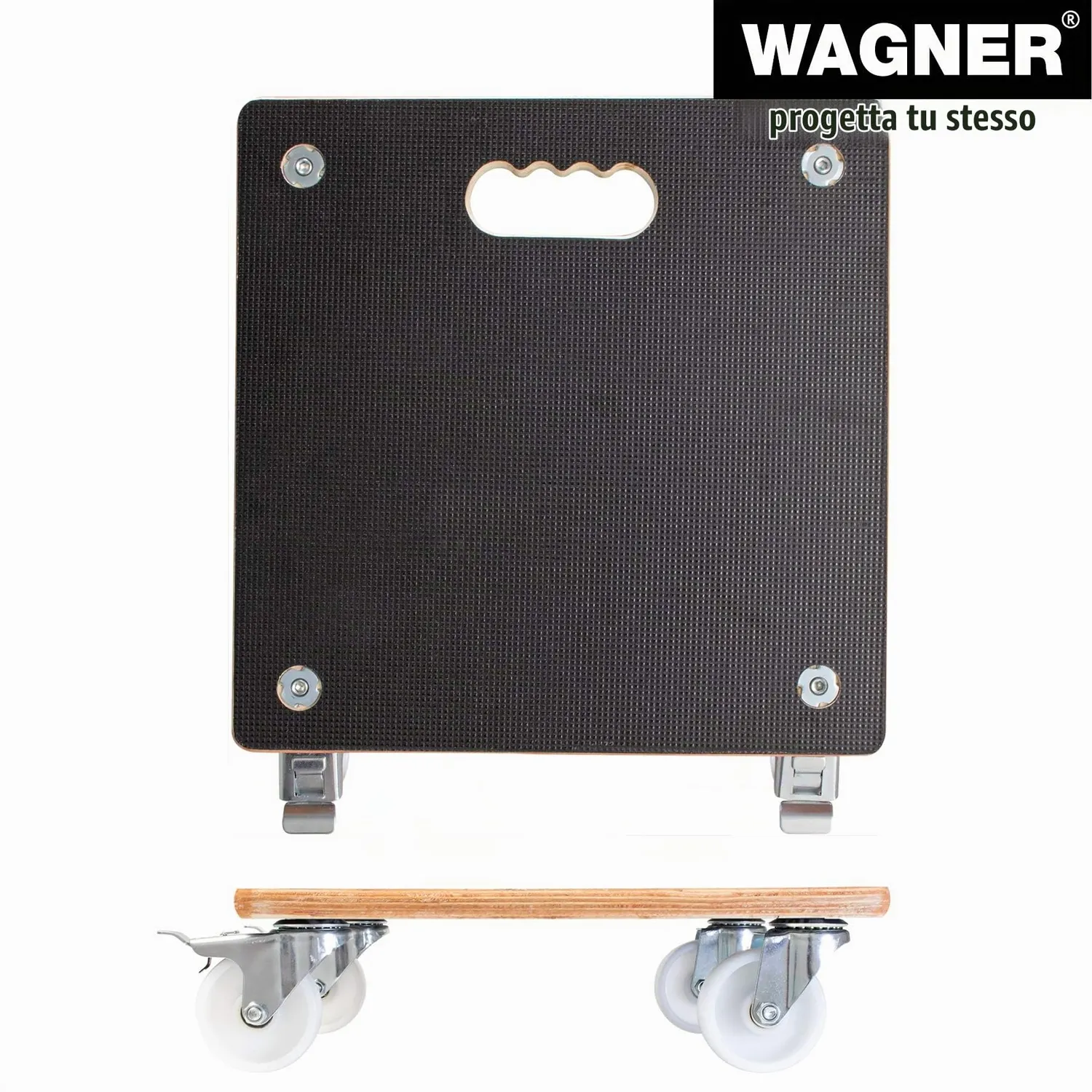 Wagner Maxigrip carrello piante 38x38 cm legno 250 kg