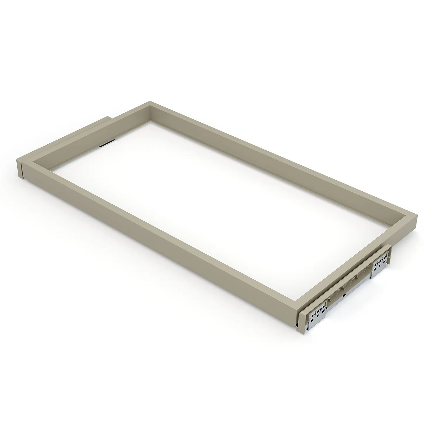 Emuca Hack 783 cassetto organizzatore M90 grigio pietra 24 scomparti