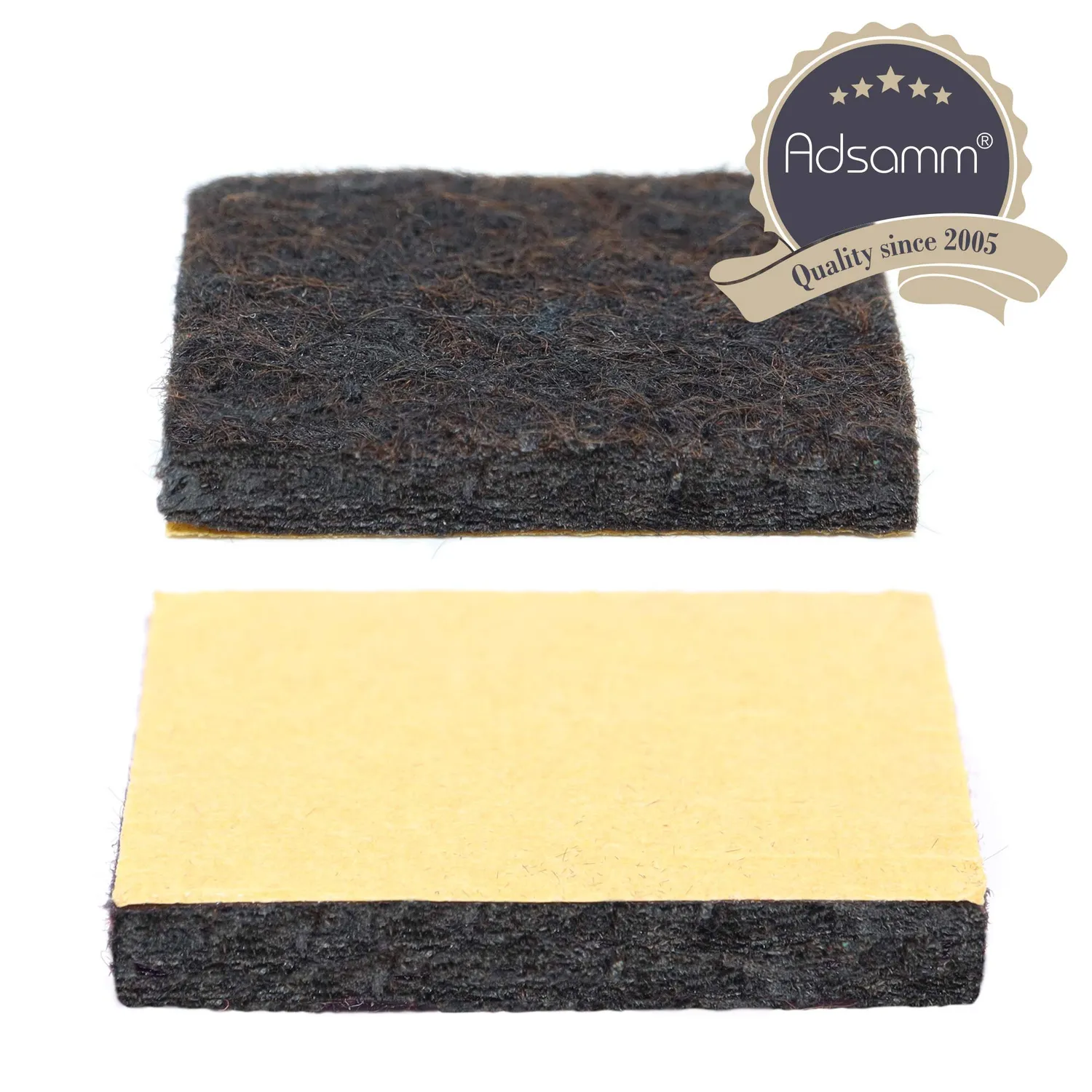 Adsamm Quality Feltrini 20x30 mm 32 Pezzi Marroni 5,5 mm