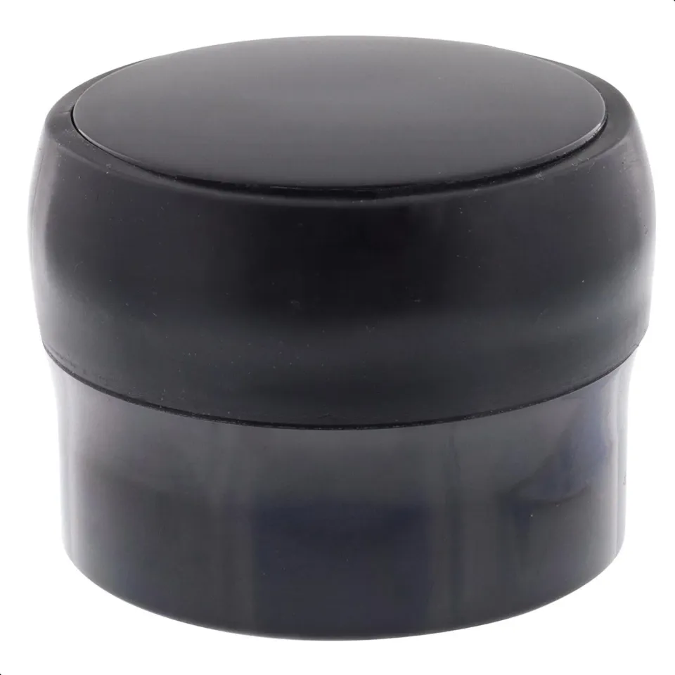 Wagner Black Deluxe fermaporta pavimento Ø40x30mm nero lucido