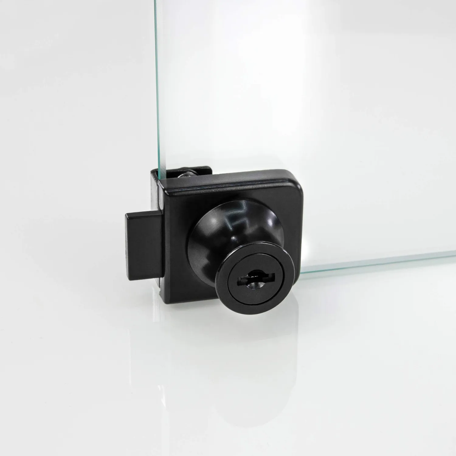Gedotec Econo Black Serratura Mobili Vetro 4-8 mm 1 Pezzo