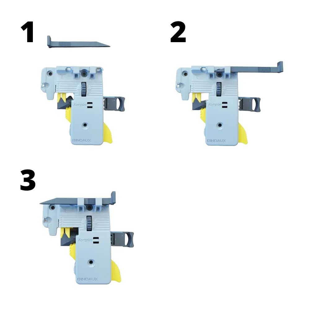 Indaux Quadro Guide Cassetto 300mm estrazione totale 40kg