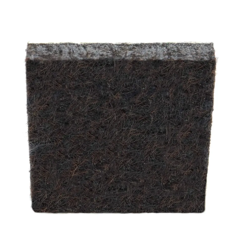 Adsamm Quality 4 feltrini marroni 25x25 mm spessore 5,5 mm