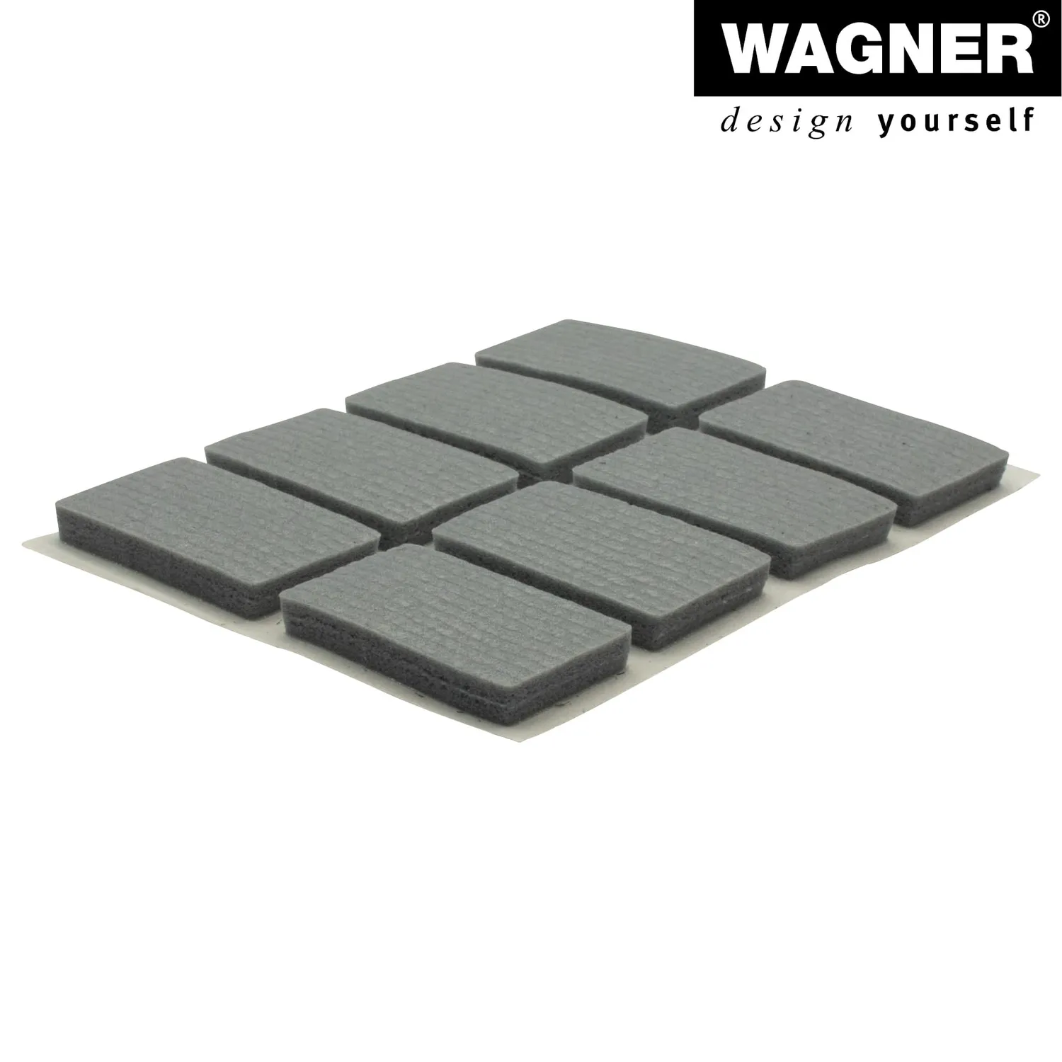Wagner Soft Pads 16032699 paracolpi EVA grigi 16x26 mm 16 pezzi