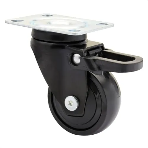 Wagner Design 3C 01235201 ruota girevole Ø50 nera con freno