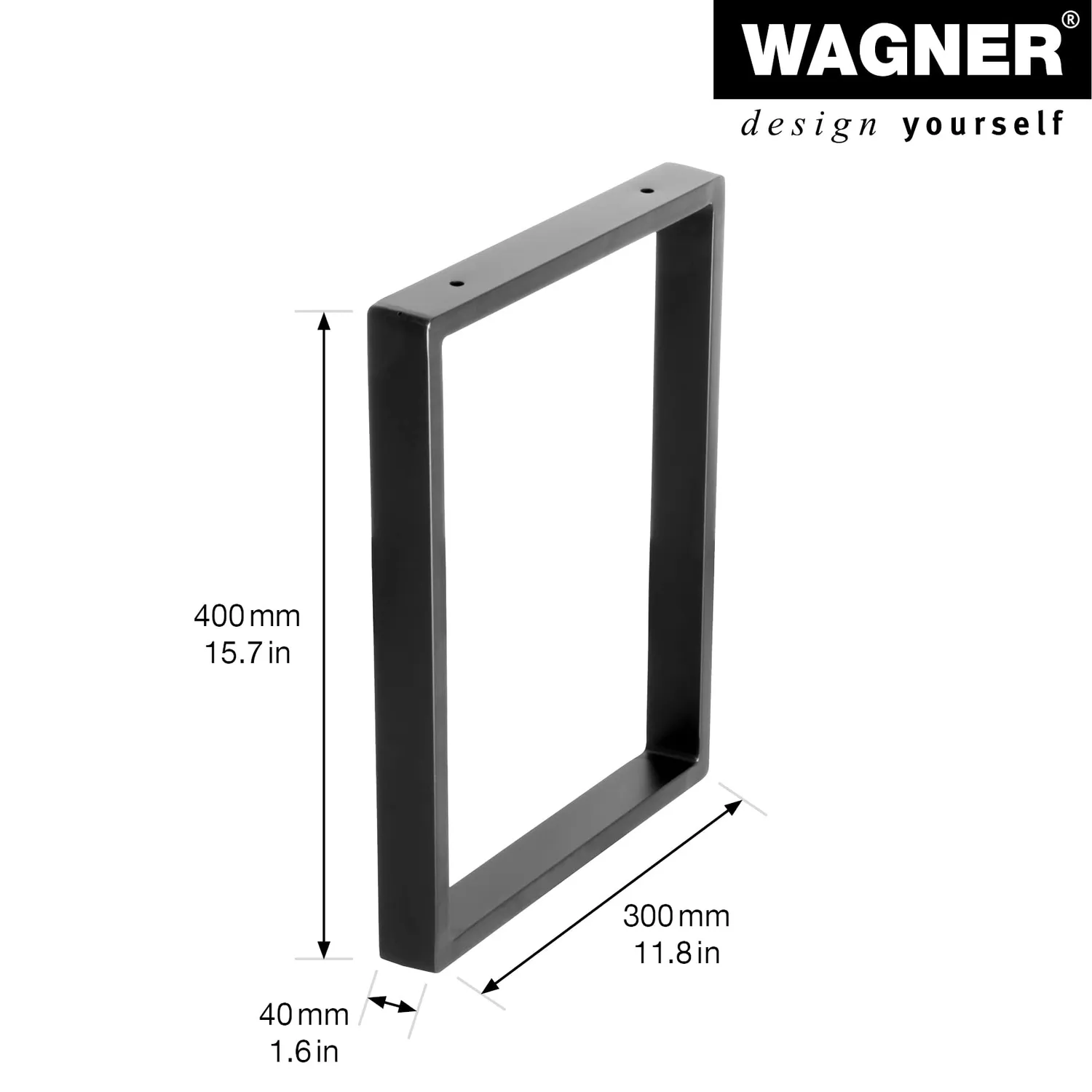 Wagner ST 5140 telaio mobile 400x300 mm nero