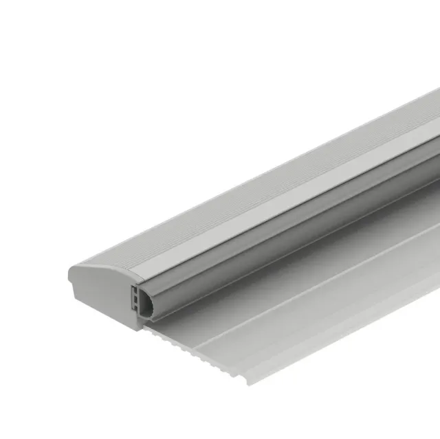 Gedotec soglia pavimento alluminio 715 mm argento battuta