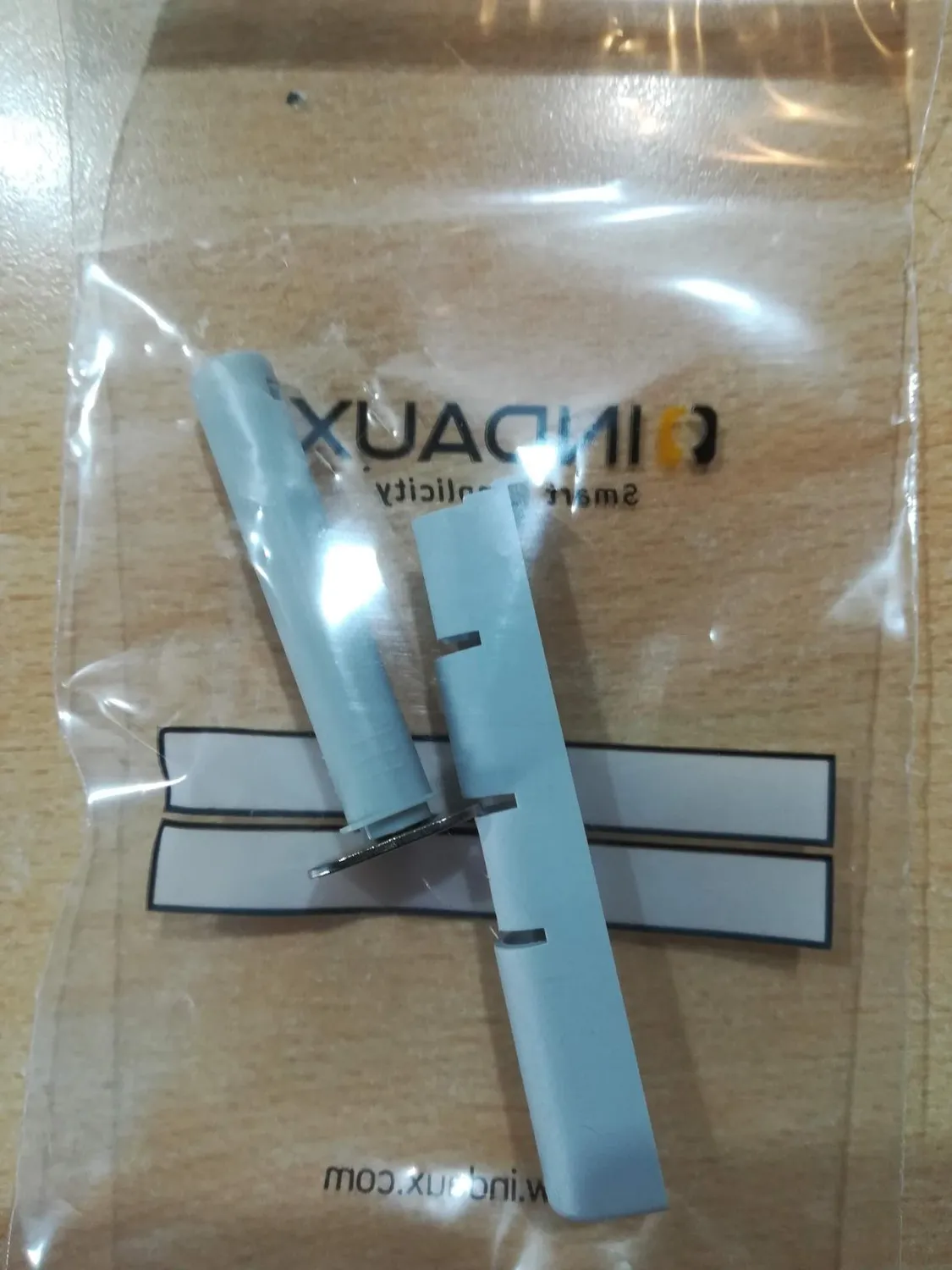 Indaux Impulse pistoncino push to open 55mm grigio chiaro magnete