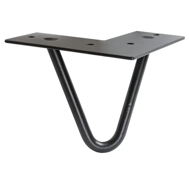 Wagner Hairpin Leg ST 8210 piede 10 cm nero