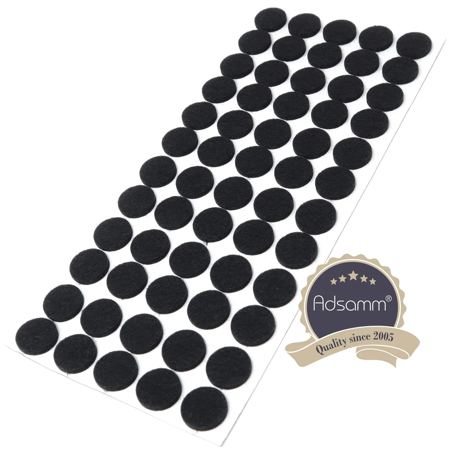 Adsamm Feltrini Adesivi Neri 20 mm 60 Pz 3,5 mm