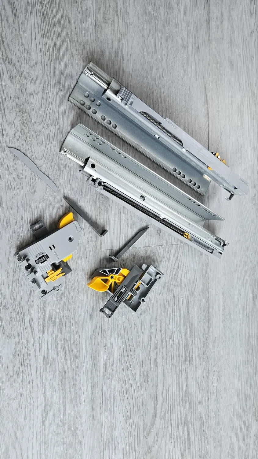 Indaux Quadro Guide Cassetto 300mm estrazione totale 40kg