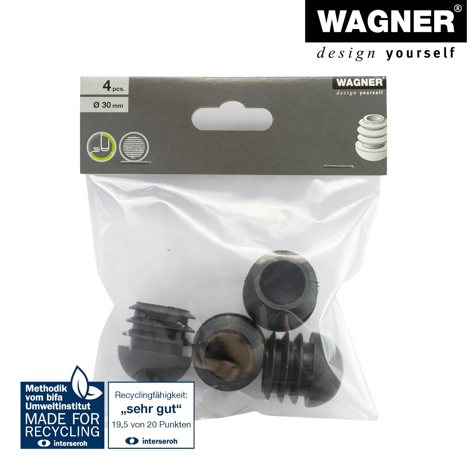 Wagner EH 0055 feltrini per tubi 4 pezzi Ø28/30 mm da inserire