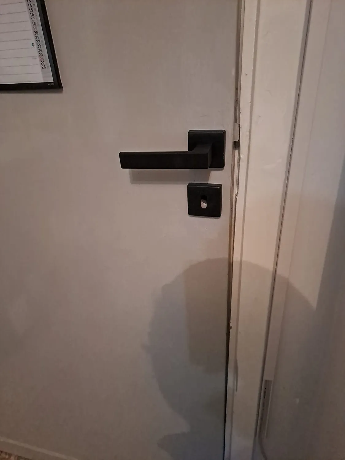Gedotec Push 1317 maniglia porta BB rosetta 50 mm nero opaco